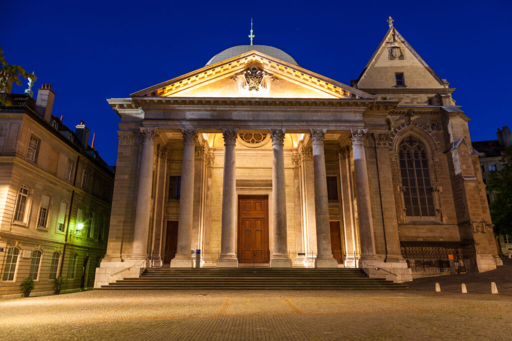 Cathedral Saint Pierre in Geneva Switzerland