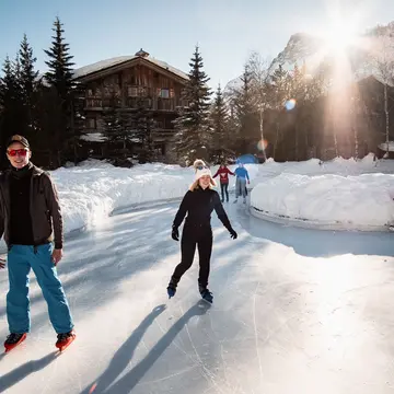 Ice skating val d isere