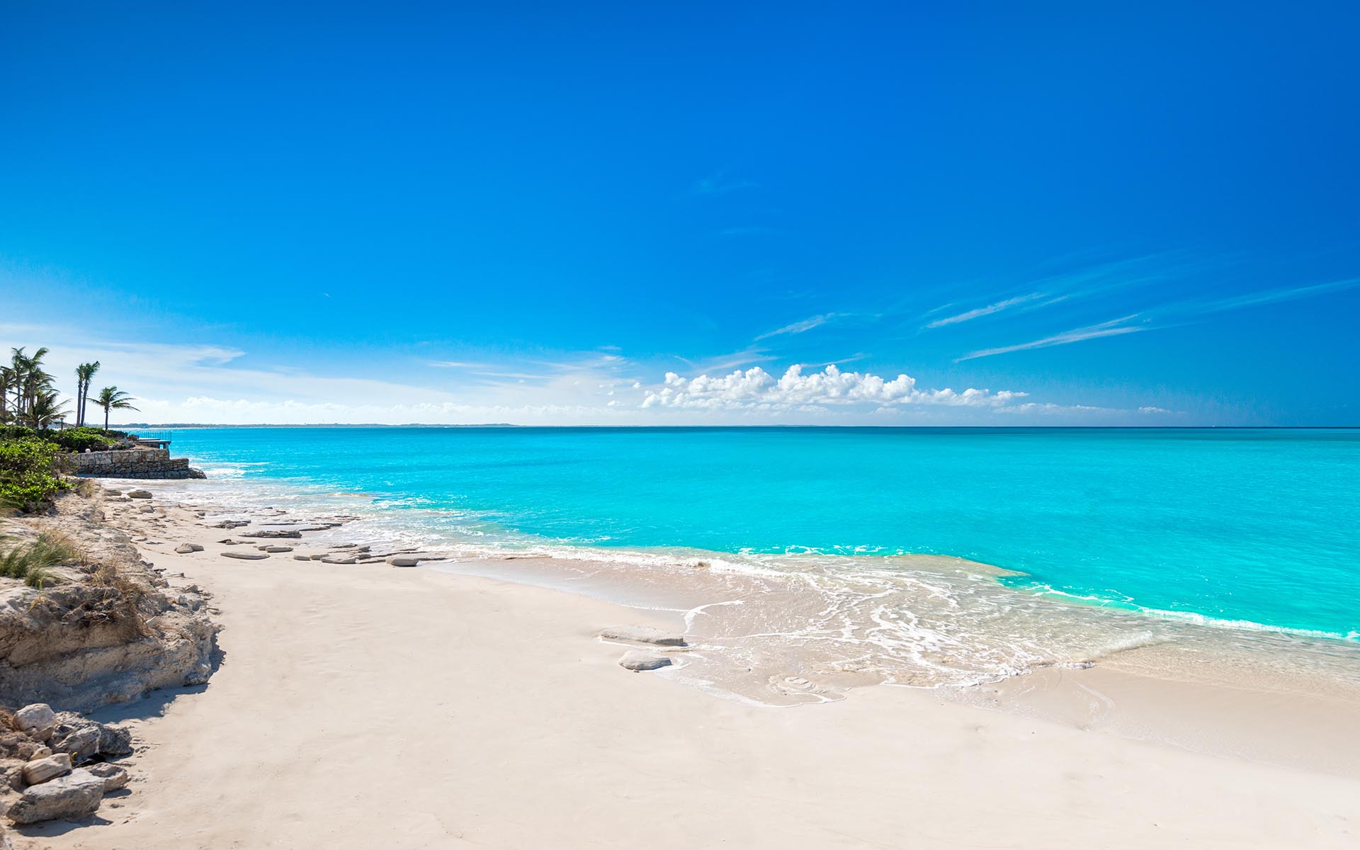 Turks and Caicos. Perfect Beach